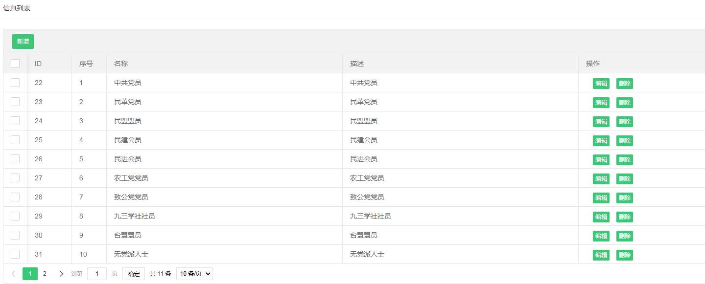 智慧商會大數(shù)據(jù)平臺系統(tǒng)設置頁面